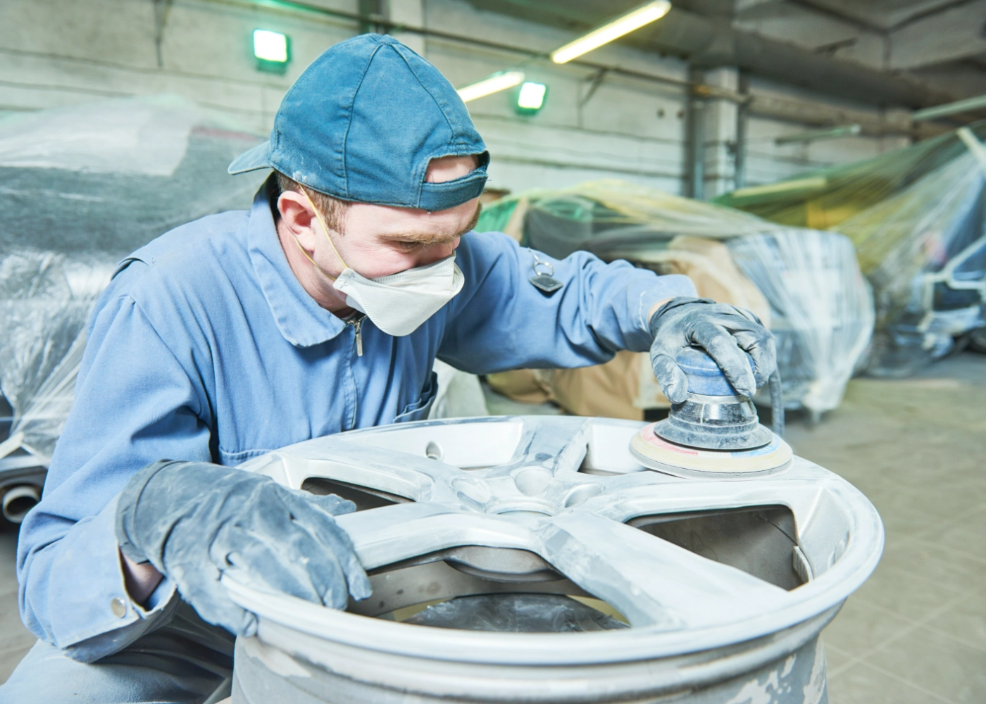 Rims Painting Process